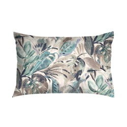 Taie d'oreiller LAGOON en satin 65 x 100 cm - Menthe / L : 100,0 cm x H : 65,0 cm