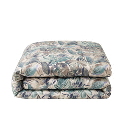 Housse de couette en satin LAGOON 200 x 210 cm - Menthe / L : 210,0 cm x H : 200,0 cm