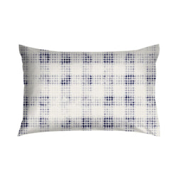 Taie d'oreiller PRISM en satin 65 x 100 cm - Bleu foncé / L : 100,0 cm x H : 65,0 cm