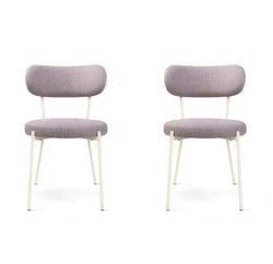 Set di 2 sedie Tom Tailor SOFT PAD - Dark-Rose / L: 50 cm x P: 59 cm x A: 81,5 cm