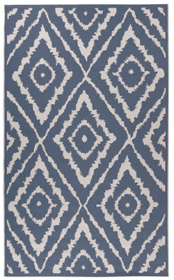 Tom Tailor GARDEN Teppich - Blau / B: 70.0 cm x T: 120.0 cm
