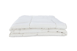 Couette en fibres naturelles bio ALBIS Lananatur - Blanc / L : 160 x H : 210 cm