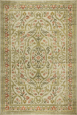 Tapis RUGELLO - Vert olive / L : 120 cm x P : 180 cm x H : 1 cm