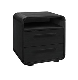 Comodino HASENA PRESLEY - Nero / L: 50 cm x P: 42 cm x A: 57 cm