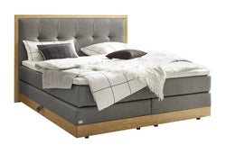 Letto boxspring HASENA PRONTO - Monet Steel / L: 160 cm x P: 200 cm