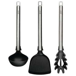 Lot de 3 ustensiles de cuisine KÄFER - Noir / Lot de 3