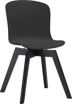 GIANNI Stuhl - Schwarz / B: 46.5 cm x T: 54.5 cm x H: 84.0 cm