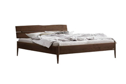 HASENA LOUNGE Bett - Dunkelbraun / B: 140.0 cm x T: 200.0 cm