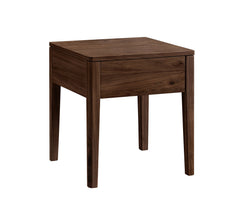 Comodino HASENA STYLY - Marrone scuro / L: 43,0 cm x P: 43,0 cm x A: 48,0 cm