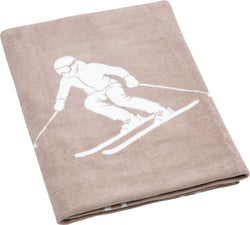 SLALOM Decke - Beige / B: 150.0 cm x H: 200.0 cm