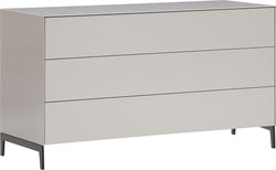LUX Commode - Taupe / L: 120.0 cm x P: 46.0 cm x H: 68.0 cm