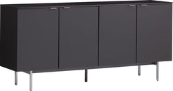 TILL Sideboard - Schwarzgrau / B: 168.0 cm x T: 41.0 cm x H: 77.1 cm