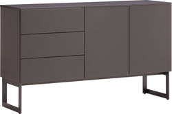 Buffet TILL - gris foncé / L: 140.0 cm x P: 41.0 cm x H: 83.8 cm