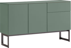 TILL Sideboard - Grün / B: 140.0 cm x T: 41.0 cm x H: 83.8 cm