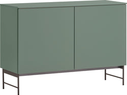 TILL Sideboard - Grün / B: 112.0 cm x T: 41.0 cm x H: 78.3 cm