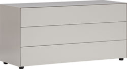 Commode LUX - Taupe / L : 120,0 cm x P : 46,0 cm x H : 56,0 cm