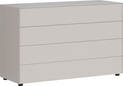 LUX Commode - Taupe / L: 120.0 cm x P: 46.0 cm x H: 74.5 cm