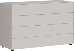 Commode LUX - Taupe / L : 120,0 cm x P : 46,0 cm x H : 74,5 cm