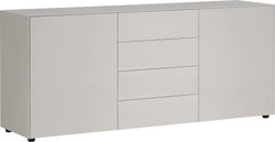 Credenza LUX - Taupe / L: 180,0 cm x P: 46,0 cm x A: 74,5 cm
