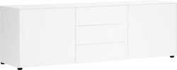 LUX Lowboard - Weiss / B: 180.0 cm x T: 46.0 cm x H: 56.0 cm