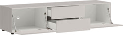 Mobile basso LUX - Taupe / L: 180,0 cm x P: 46,0 cm x A: 37,5 cm