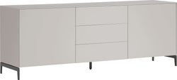 LUX Lowboard - Taupe / B: 180.0 cm x T: 46.0 cm x H: 68.0 cm