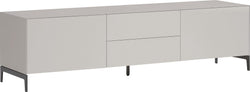 LUX Buffet bas - Taupe / L: 180.0 cm x P: 46.0 cm x H: 49.5 cm