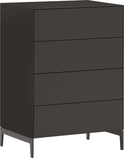 LUX Kommode - Anthrazit / B: 60.0 cm x T: 46.0 cm x H: 86.5 cm