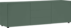 Mobile basso LUX - Verde / L: 180,0 cm x P: 46,0 cm x A: 56,0 cm