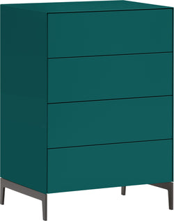 LUX Kommode - Petrol / B: 60.0 cm x T: 46.0 cm x H: 86.5 cm
