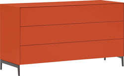 LUX Kommode - Orange / B: 120.0 cm x T: 46.0 cm x H: 68.0 cm