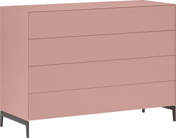 LUX Kommode - Rosa / B: 120.0 cm x T: 46.0 cm x H: 86.5 cm