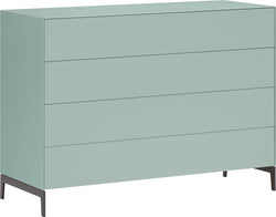 LUX Kommode - Hellblau / B: 120.0 cm x T: 46.0 cm x H: 86.5 cm