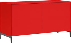 Buffet LUX - Rouge / L: 120.0 cm x P: 46.0 cm x H: 68.0 cm