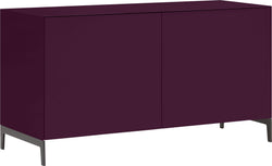 Buffet LUX - aubergine / L: 120.0 cm x P: 46.0 cm x H: 68.0 cm