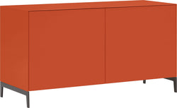 Buffet LUX - Orange / L: 120.0 cm x P: 46.0 cm x H: 68.0 cm
