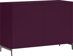 Buffet LUX - aubergine / L: 120.0 cm x P: 46.0 cm x H: 86.5 cm