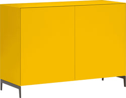 Buffet LUX - Jaune / L: 120.0 cm x P: 46.0 cm x H: 86.5 cm
