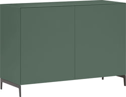 LUX Sideboard - Grün / B: 120.0 cm x T: 46.0 cm x H: 86.5 cm