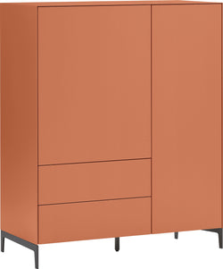 LUX Highboard - Terra / B: 100.0 cm x T: 46.0 cm x H: 123.5 cm