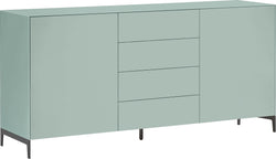 LUX Sideboard - Hellblau / B: 180.0 cm x T: 46.0 cm x H: 86.5 cm