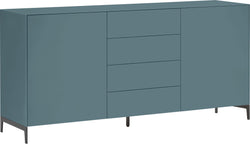 Buffet LUX - Mittelblau / L: 180.0 cm x P: 46.0 cm x H: 86.5 cm