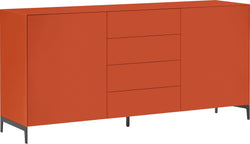 LUX Sideboard - Orange / B: 180.0 cm x T: 46.0 cm x H: 86.5 cm