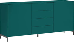 LUX Sideboard - Petrol / B: 180.0 cm x T: 46.0 cm x H: 86.5 cm