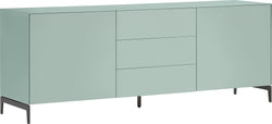 LUX Buffet bas - Hellblau / L: 180.0 cm x P: 46.0 cm x H: 68.0 cm