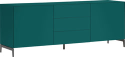 LUX Buffet basso - Petrolio / L: 180.0 cm x P: 46.0 cm x A: 68.0 cm