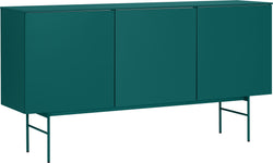 TILL Sideboard - Petrol / B: 168.0 cm x T: 41.0 cm x H: 88.8 cm