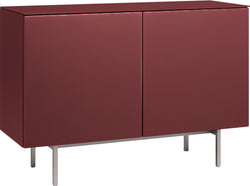 TILL Sideboard - Dunkelrot / B: 112.0 cm x T: 41.0 cm x H: 78.3 cm