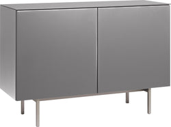 Credenza TILL - Grigio medio / L: 112.0 cm x P: 41.0 cm x A: 78.3 cm