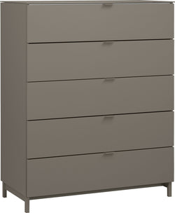 TILL Kommode - Quarzgrau / B: 84.0 cm x T: 41.0 cm x H: 106.0 cm
